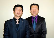 赵志奇长春作家与赵宝乐大哥合影